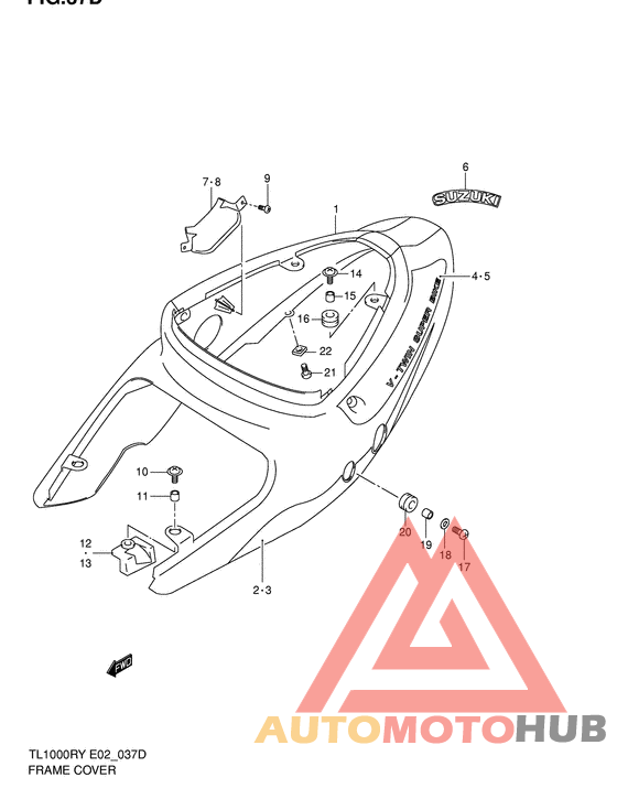 Обтекатель задний