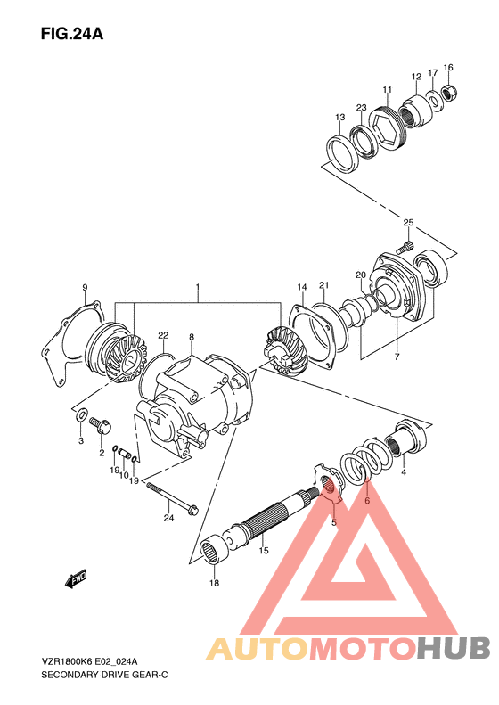 Secondary drive gear