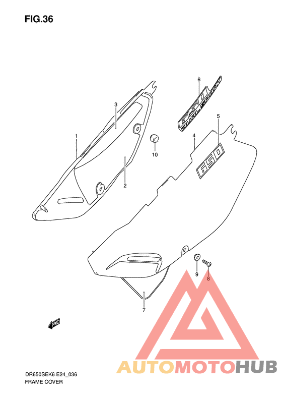 Обтекатель задний
