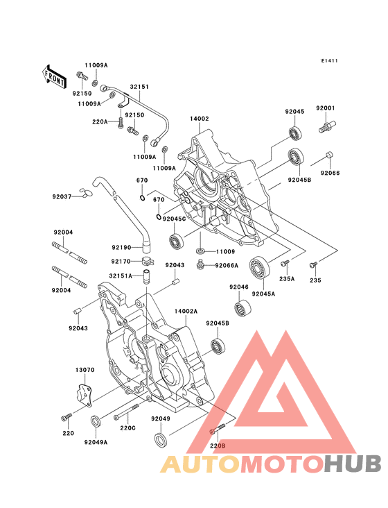 Картер двигателя
