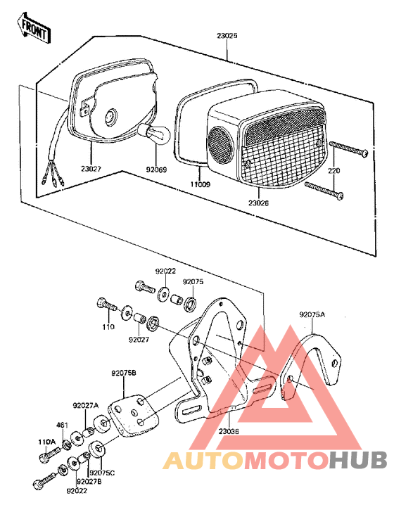 Taillight unit ass`y