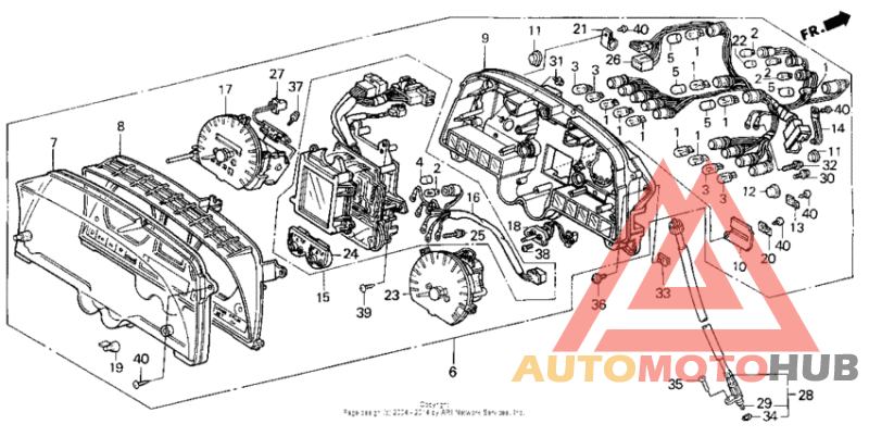 A/se speedometer + tachometer