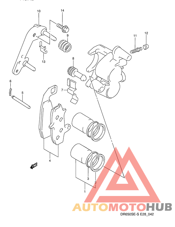 Передний суппорт