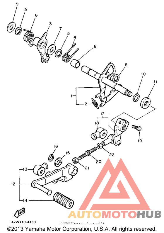 Вал переключения
