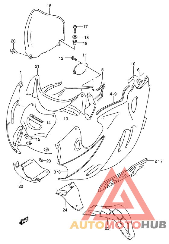Cowling body