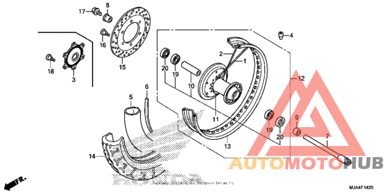 Front wheel (1)