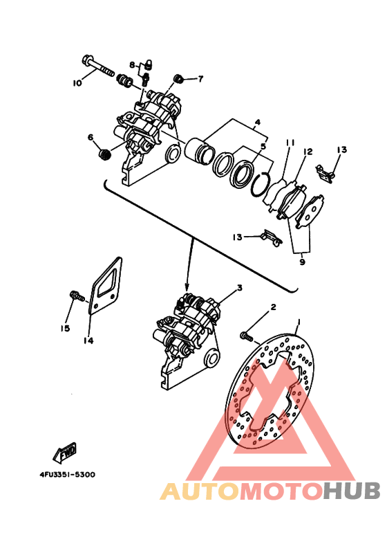 Задний суппорт