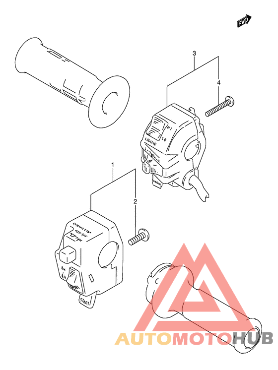 Рулевой переключатель