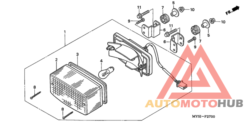 Taillight unit ass`y