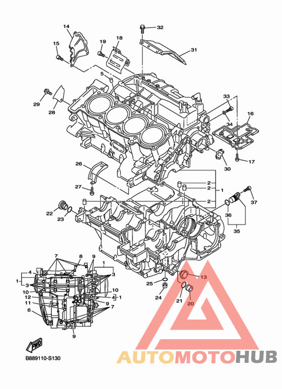 Картер двигателя