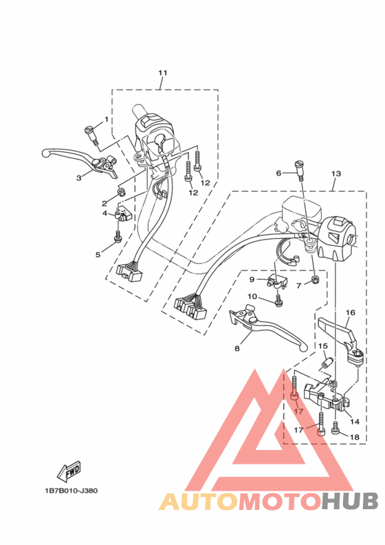 Переключатель руля рычаг