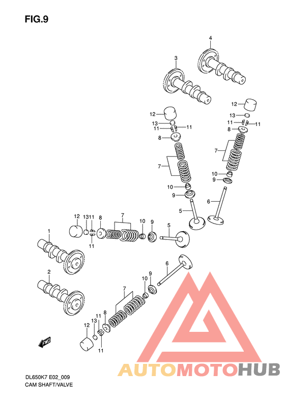 Распределительный вал / valve