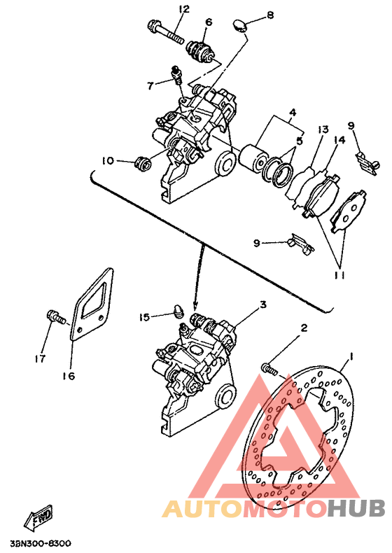 Задний суппорт