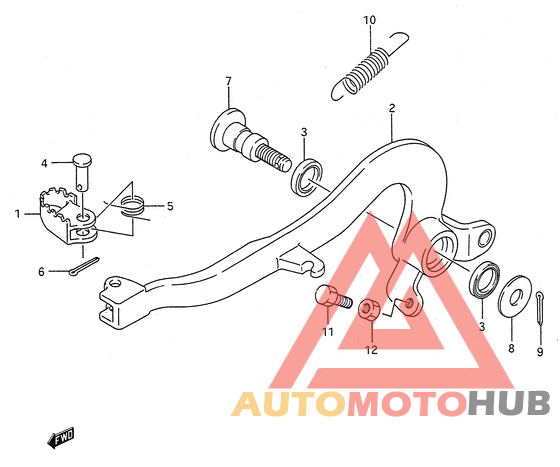 Передний суппорт