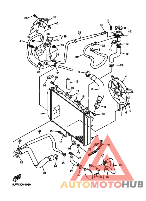 Радиатор и шланг