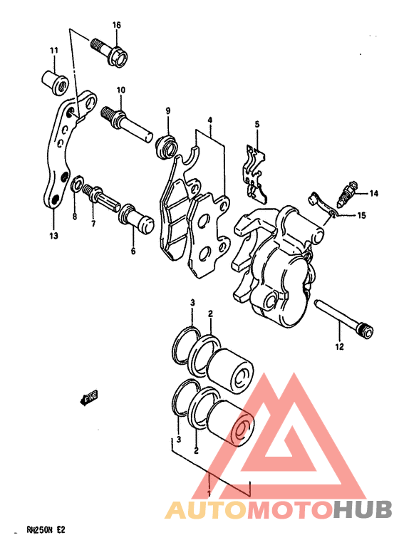 Передний суппорт