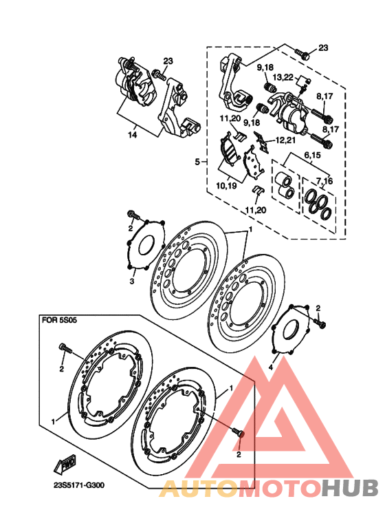 Передний суппорт