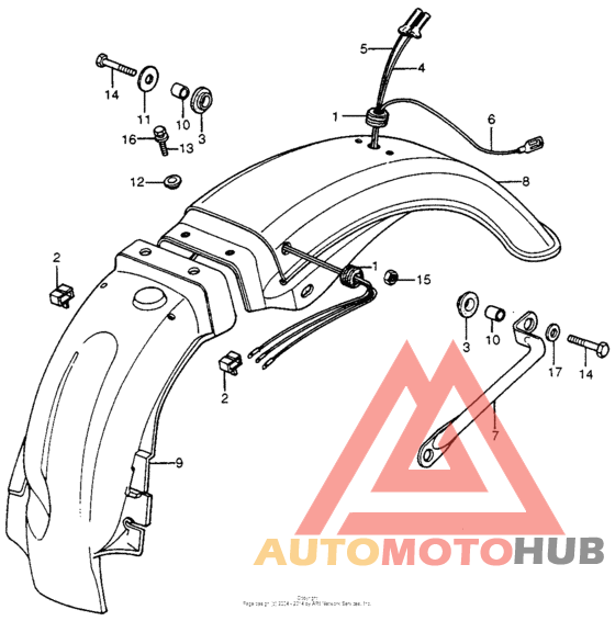 Задний бампер