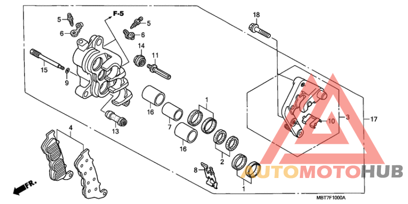 Передний суппорт