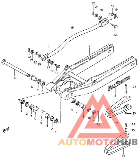 Маятник задний
