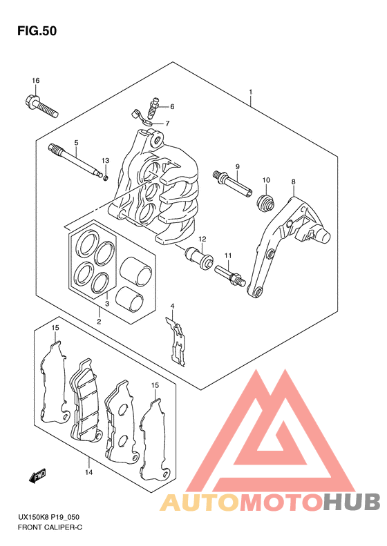 Передний суппорт