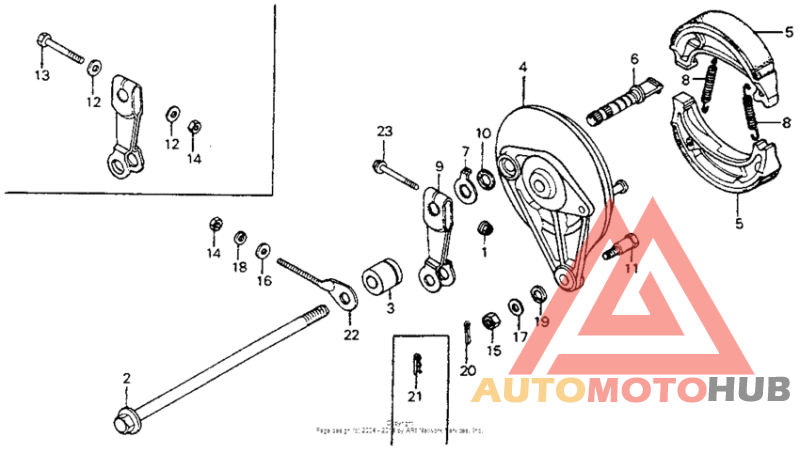 Задний тормоз