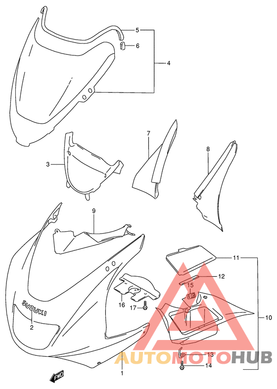 Cowling body