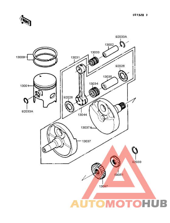 Crankshaft/piston