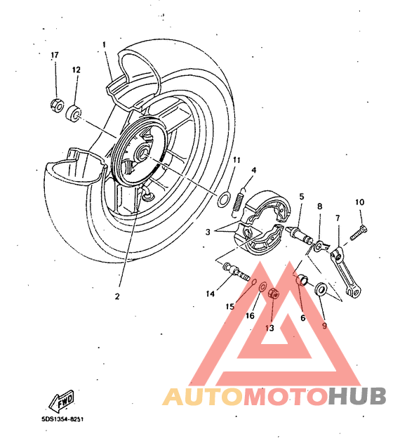 Переднее колесо