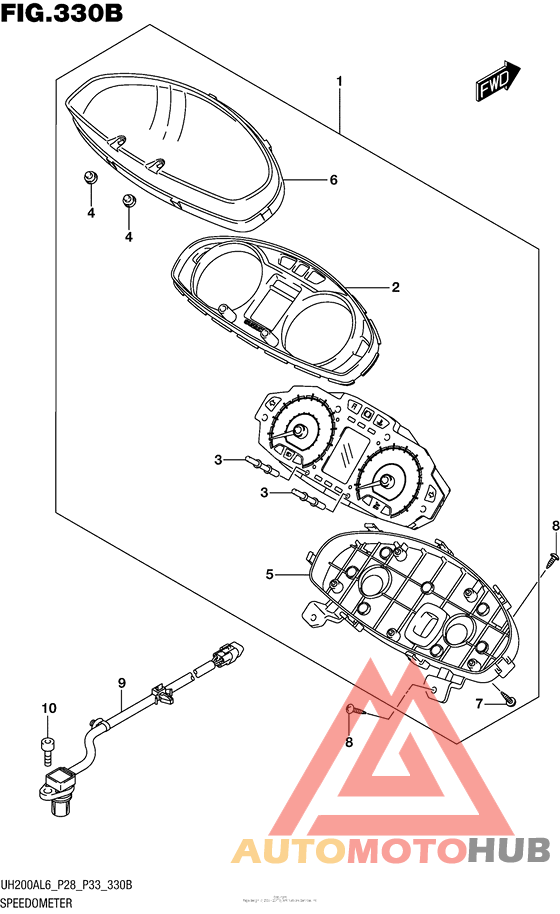 Speedometer (Uh200Al6 P33)