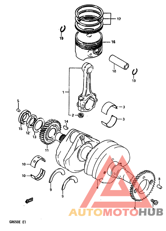 Вал коленчатый