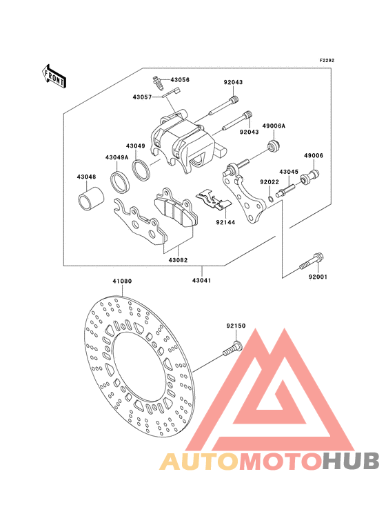 Передний суппорт