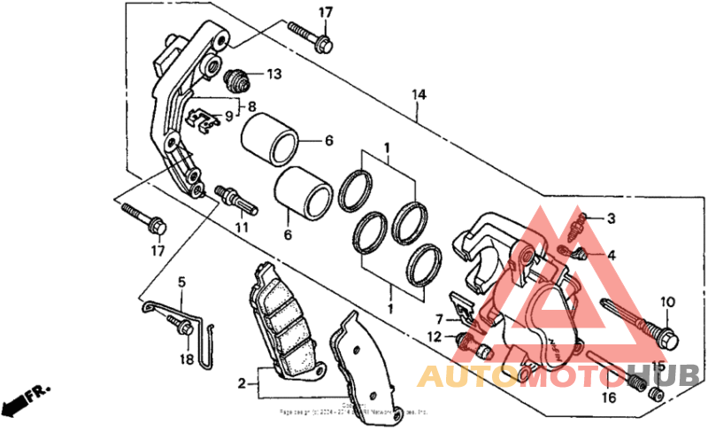 Передний суппорт