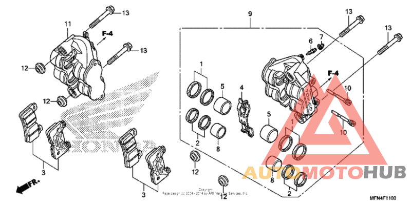 Передний суппорт