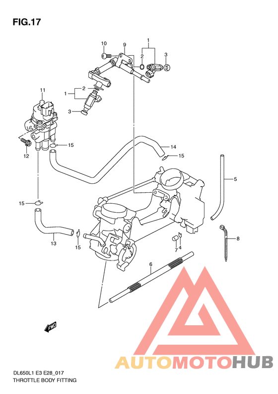 Throttle body fitting