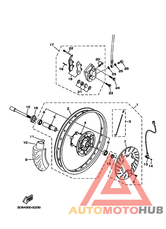 Передние колеса & brake system