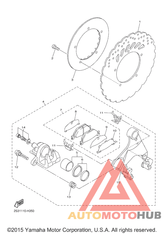 Задний тормоз