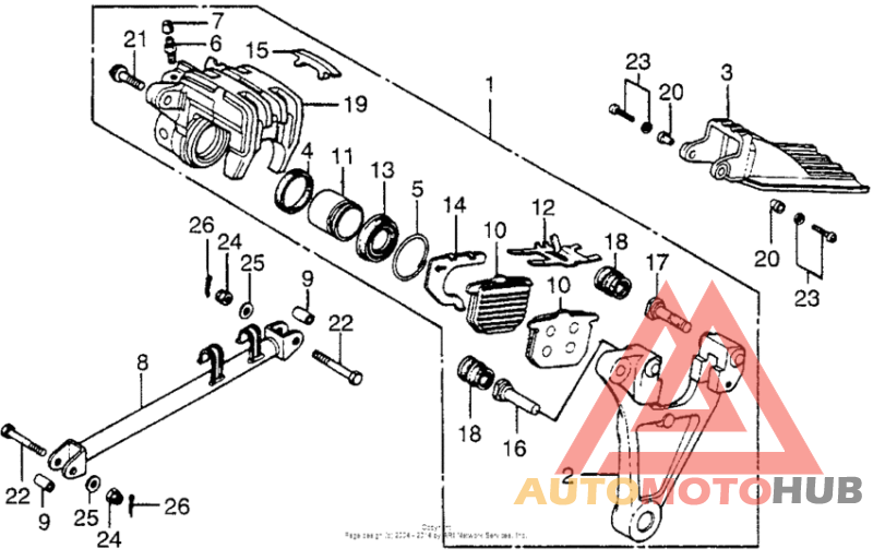 Задний суппорт