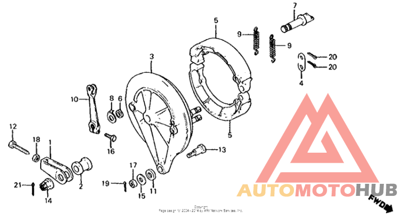 Задний тормоз