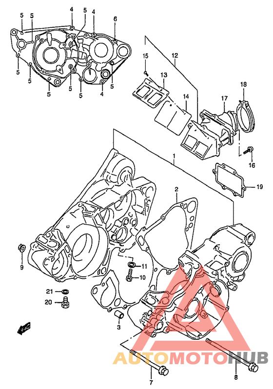 Картер двигателя