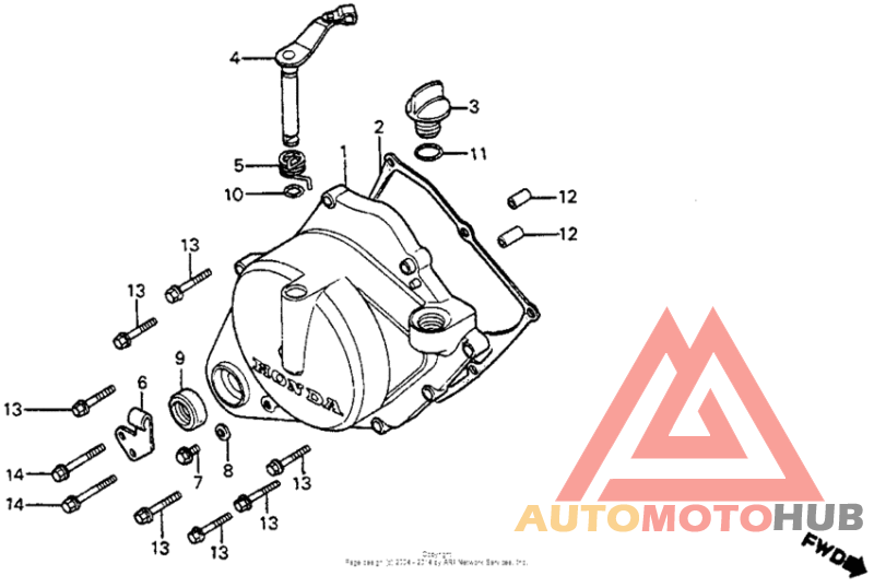 Right crankcase cover 80-81