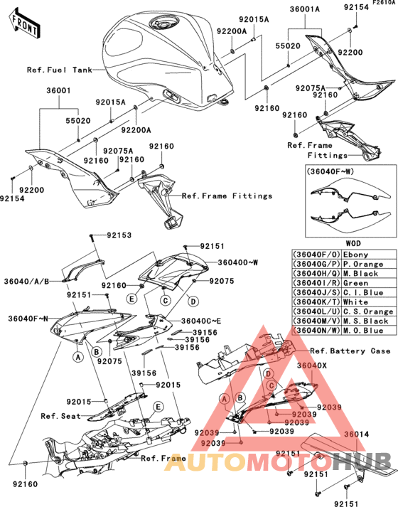 Side covers/chain cover(1/2)