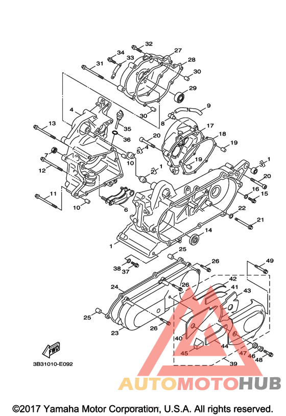 Картер двигателя