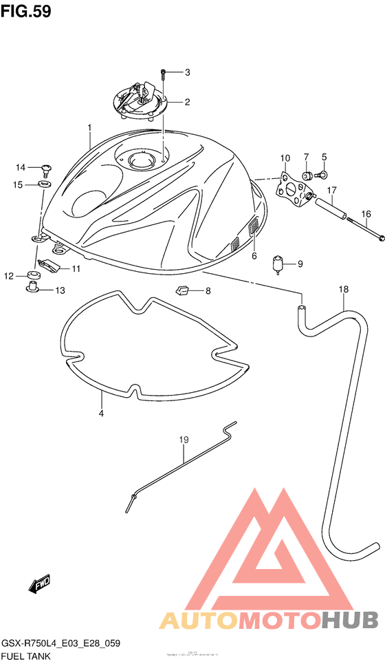 Fuel Tank (Gsx-R750L4 E33)