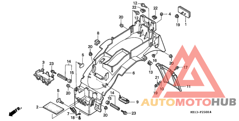 Заднее крыло