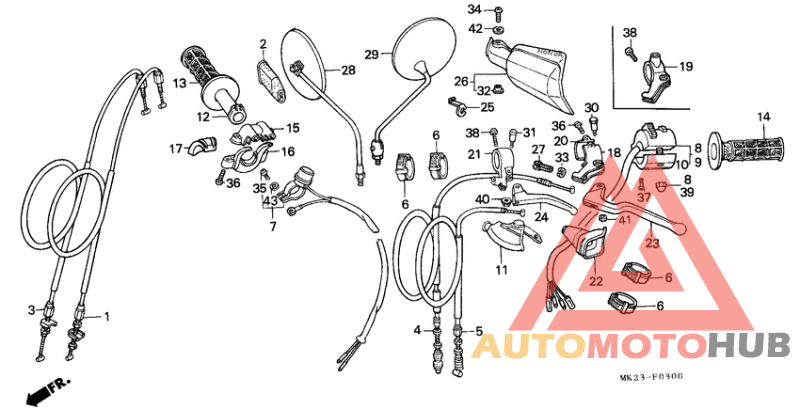 Handle lever/switch/ cable