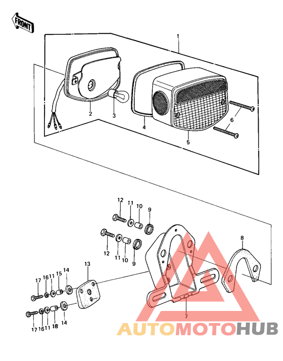 Taillight unit ass`y