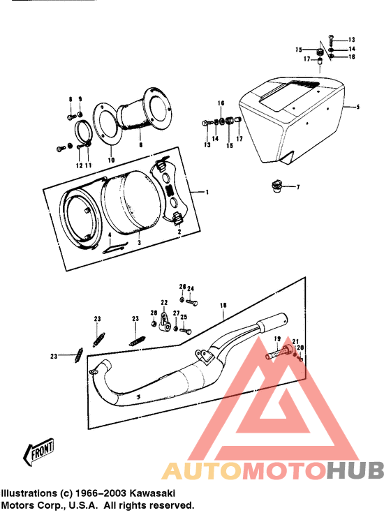 Air cleaner/muffler