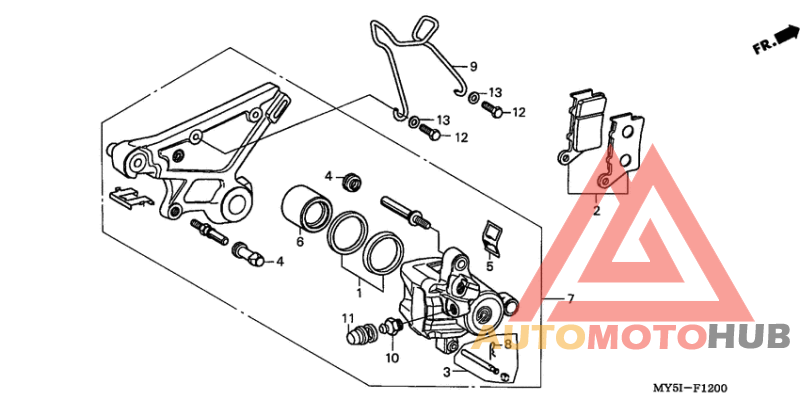 Задний суппорт