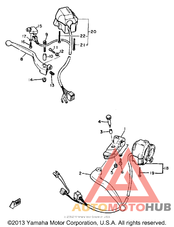 Handle switch - lever